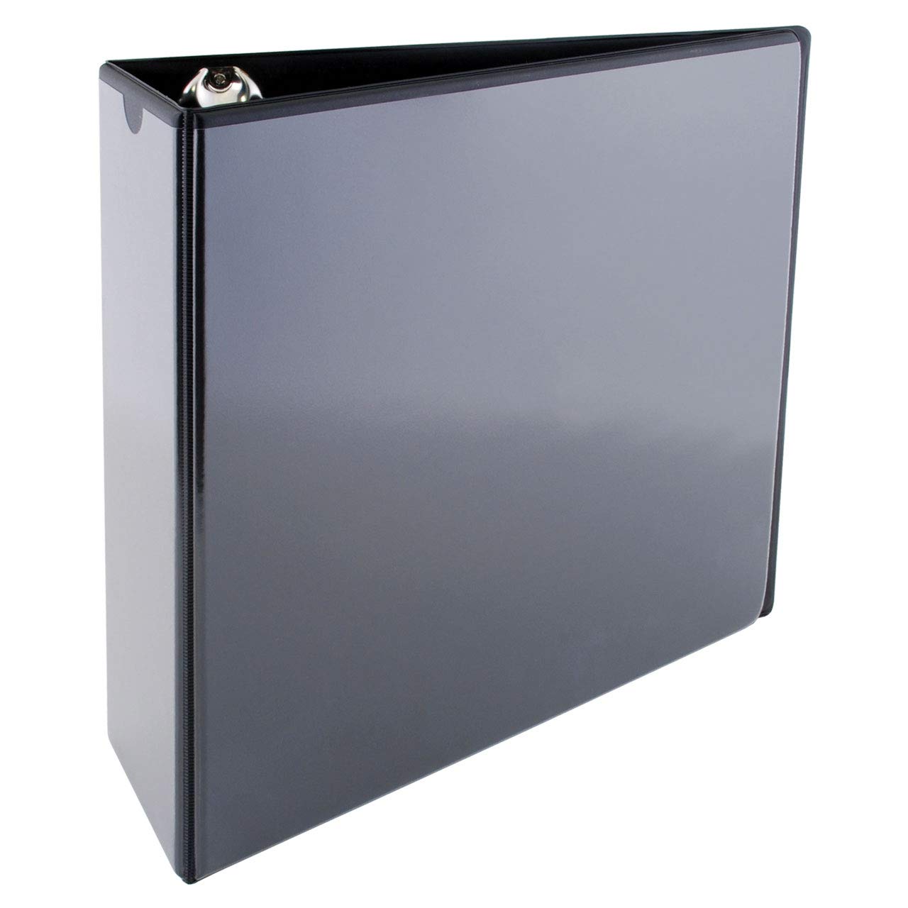Ruby Paulina A4 - Binder 3' Angle-D Ring Vinyl With Outside Pockets (4-Ring) (Black)