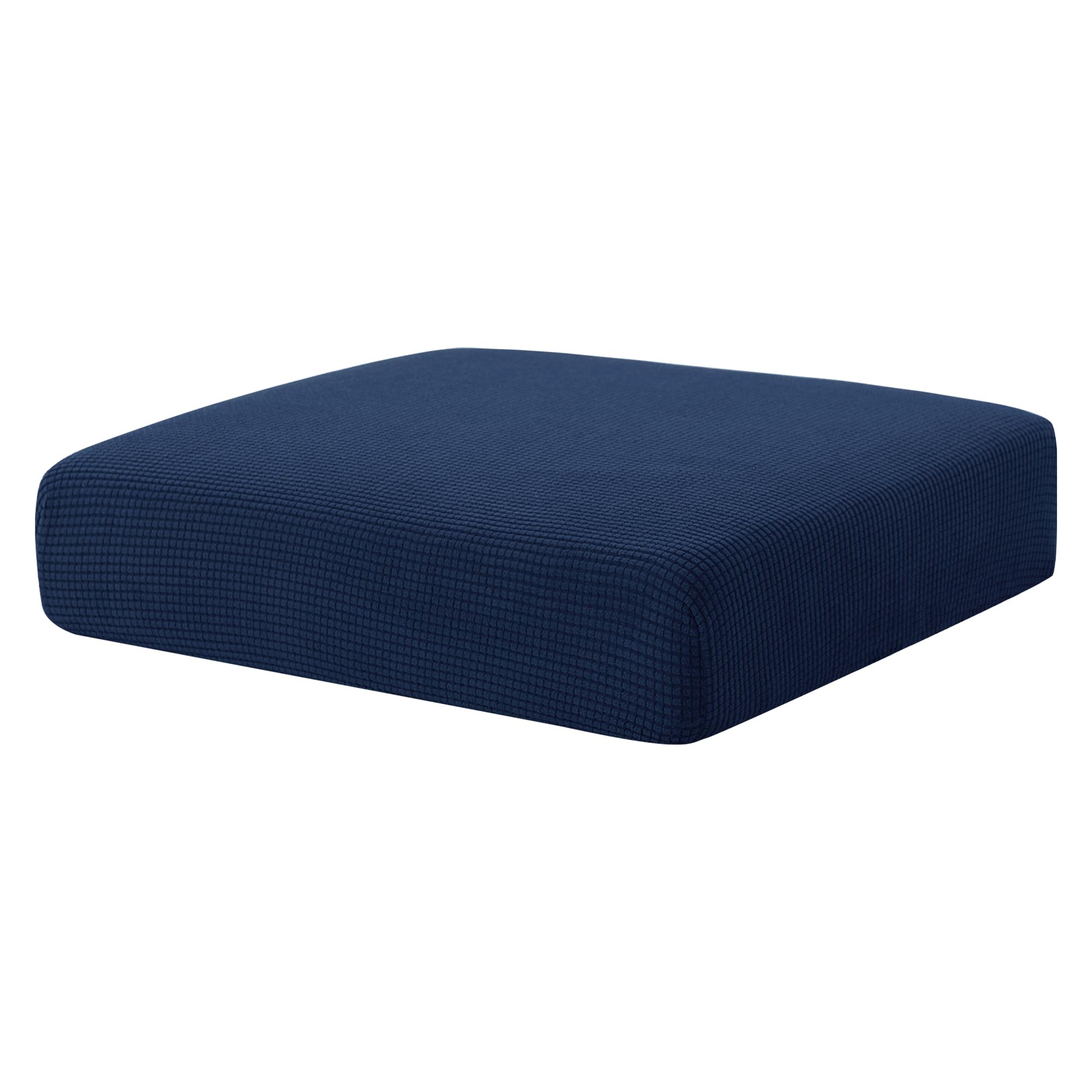 Hokway Stretch Couch Cushion Slipcovers Reversible Cushion Protector Slipcovers Sofa Cushion Protector Covers(Darkblue, Small)