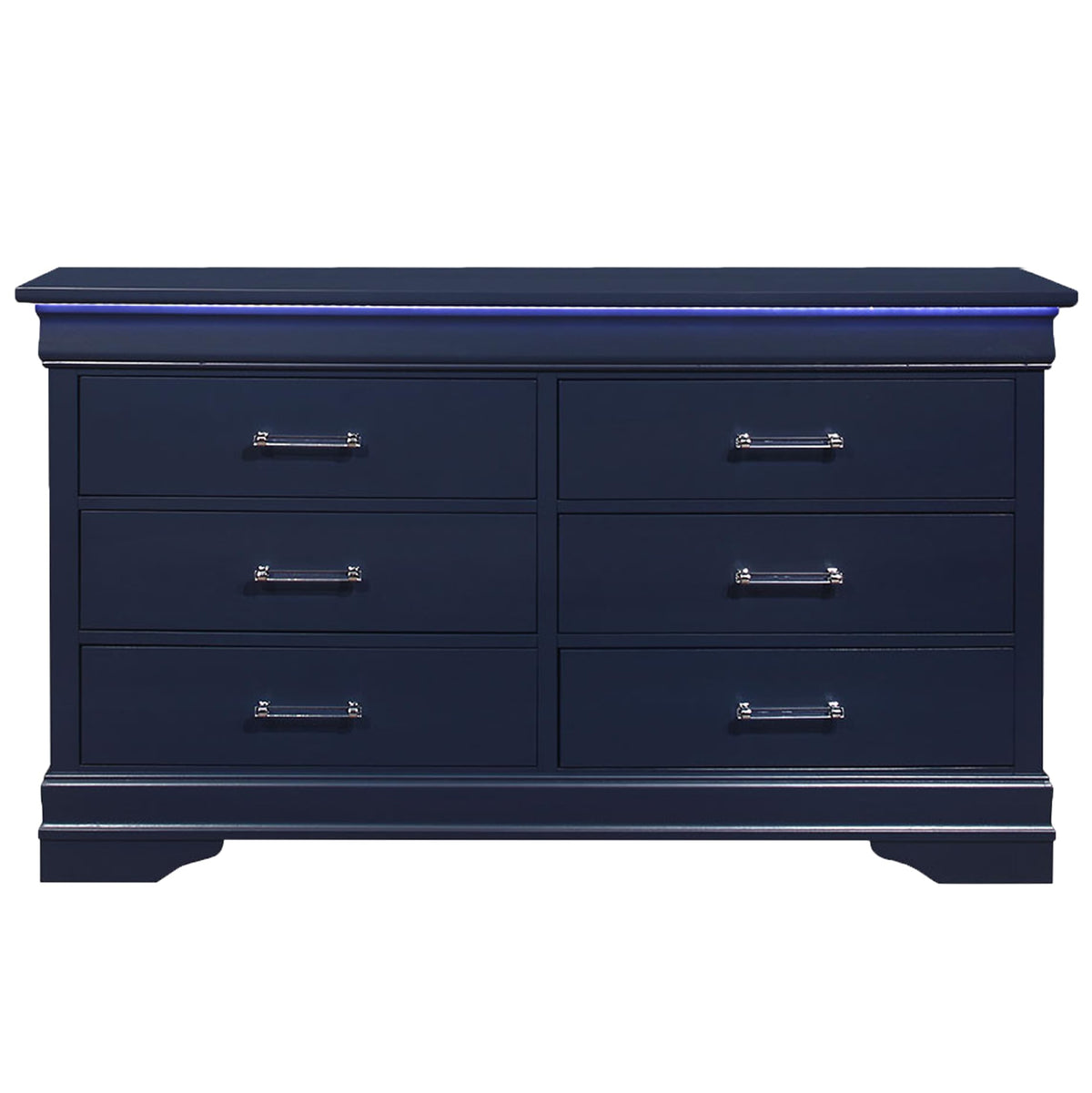 Global Furniture Usa Charlie Blue Dresser