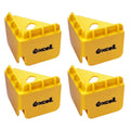 Excell Retail Display Box Holder (Yellow, 4 Pack): Perfect for retail and office use. Lightweight, durable design for easy stack
