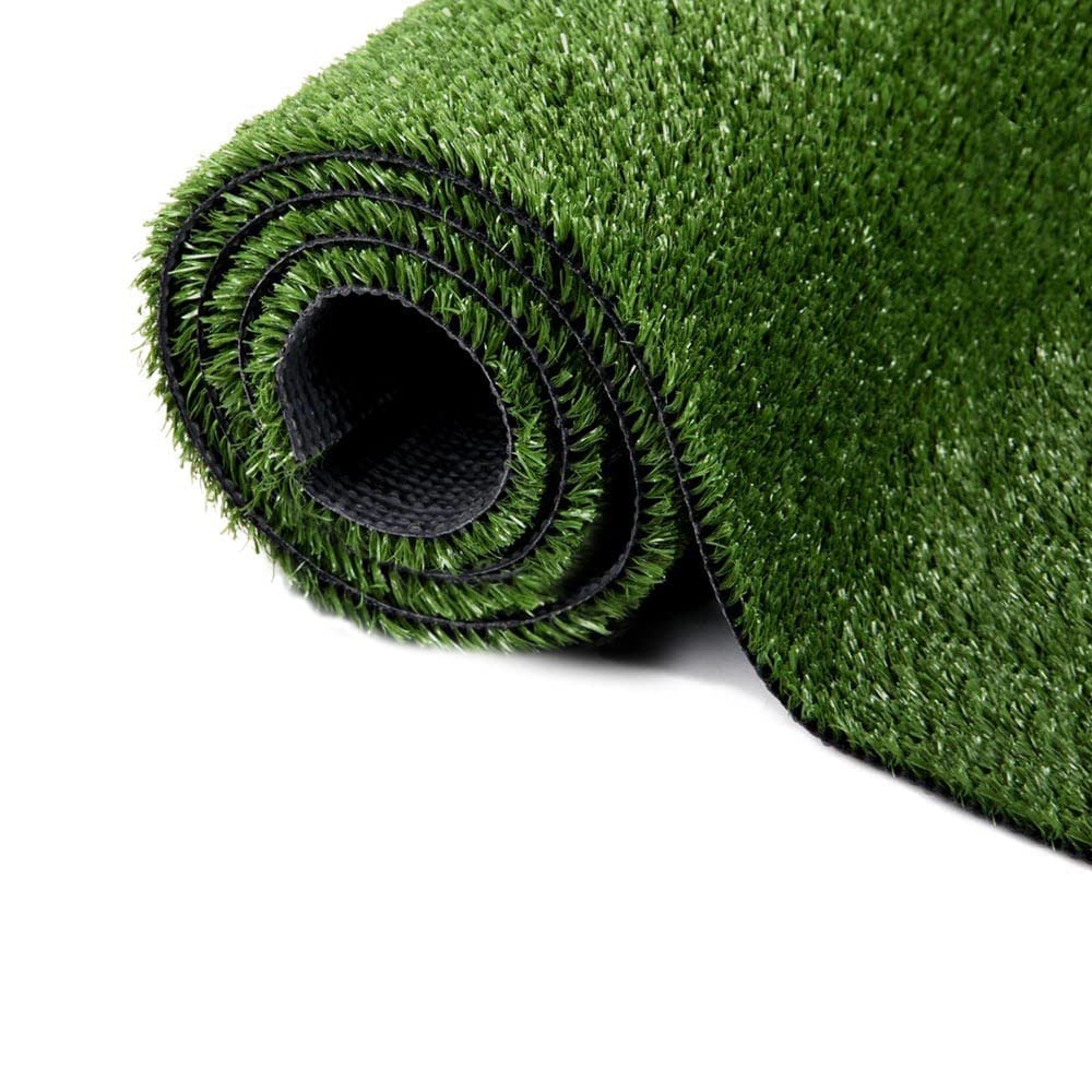 Warmshe Synthetic Artificial Grass Turf 0.4' Customized Sizes, Drainage Holes Pet Faux Grass Astroturf Rug Carpet 9Ftx56Ft Indo