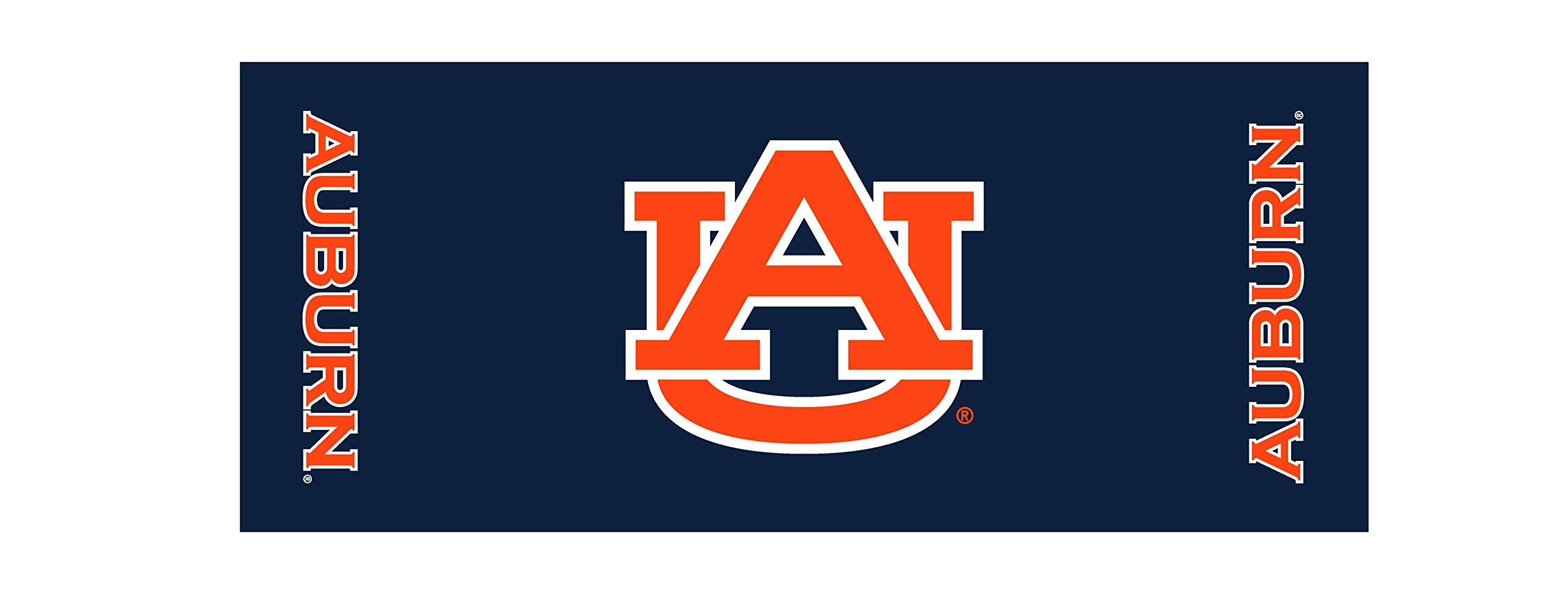 Collegiate Kwik-Covers Rectangle Plastic Table Covers, Bundle Of 2 (Auburn University, 6')