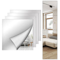 Mirror Wall Full Length,12X12 Inch Unbreakable Mirror Tiles for Bedroom Home Gym Door, Acrylic Squares Mirror Full Body Shatterp