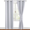 Hiasan Blackout Curtains for Bedroom, 38 x 84 Inches Long - Thermal Insulated & Energy Saving Window Curtains for Living Room, 2