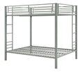 Dhp Full Kids Metal Bunk Bed, Silver