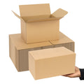 Shipping Boxes Medium 10X7X6 Inches, 30 Pack Mailer Packaging Boxes Bulk, Brown Corrugated Cardboard Boxes For Small Business Ma