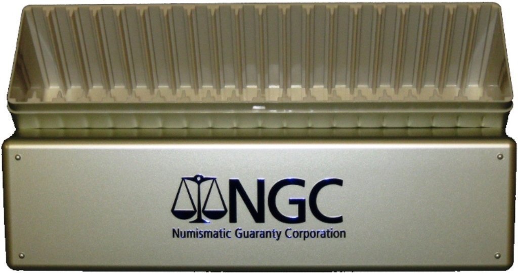 Ngc Plastic Storage Box For 20 Slab Coin Holders