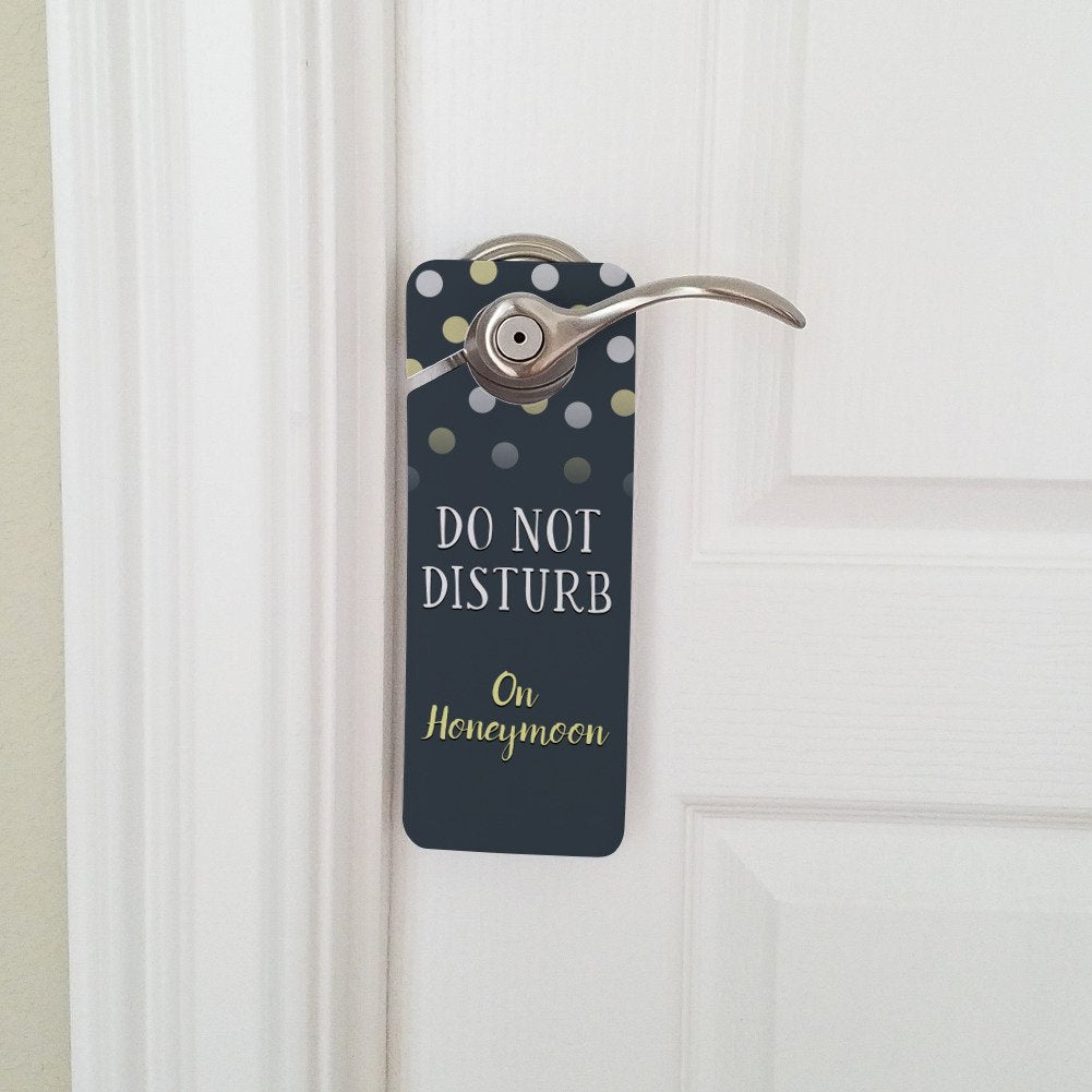 Graphics And More Do Not Disturb On Honeymoon Plastic Door Knob Hanger Sign