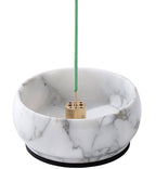 Marble Incense Holder, Incense Burner for Meditation, 9 Incense Holes Suitable for Most Incense Types, Easily Grab All Incense A