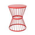 Christopher Knight Home Lassen Outdoor 16' Iron Side Table, Matte Red