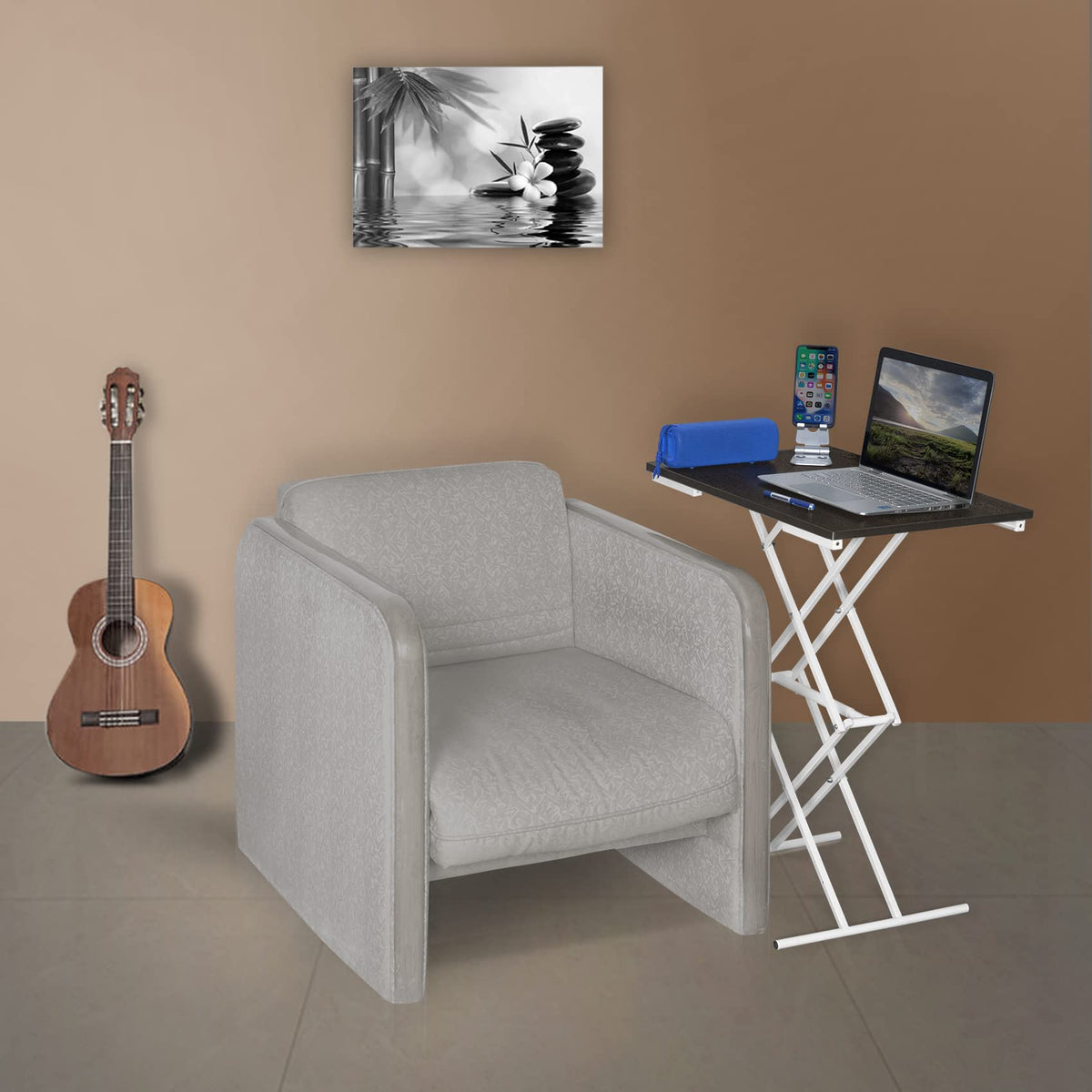 Delite Kom Sky Engineered Wood Study Table Finish Color  Flowery Wenge_Ivory, Diy(Doityourself)
