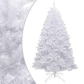 vidaXL Artificial Hinged Christmas Tree with Flocked Snow 118.1