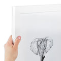ArtToFrames 16x28 inch Satin White Frame Picture Frame, 2WOMFRBW26074-16x28