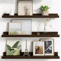OXMIC Engineered Wood Floating Picture Ledge Shelves, Shelf for Bedroom, Wall Mounted Shelves, Wall Shelf, Wall Shelves for Livi