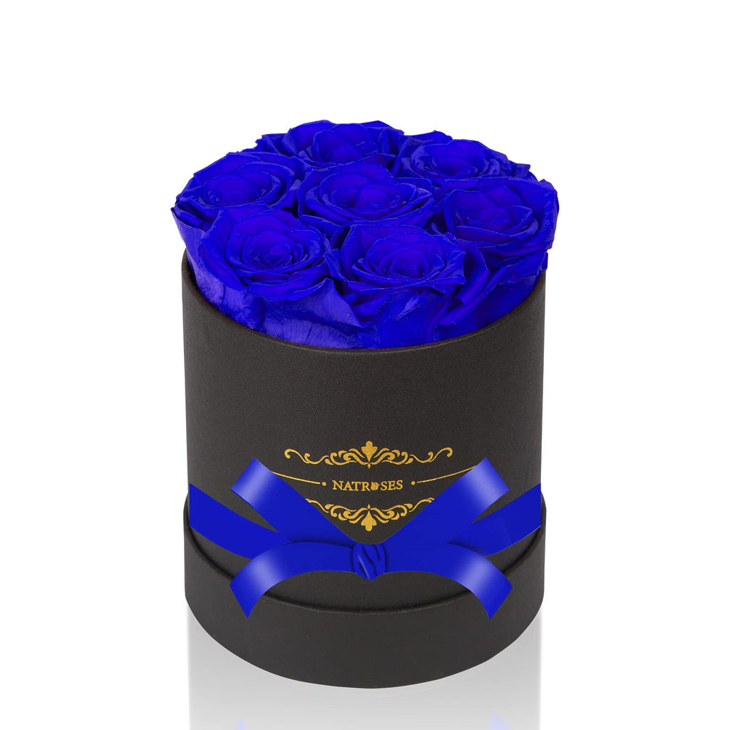 NATROSES Preserved Real Roses in a Box Roses That Last Up to 3 Years, Long Lasting Roses Gifts for Her, Valentines Day Gifts for