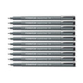 Staedtler Pigment Liner 308 Black 1.0 Mm Pack Of 10