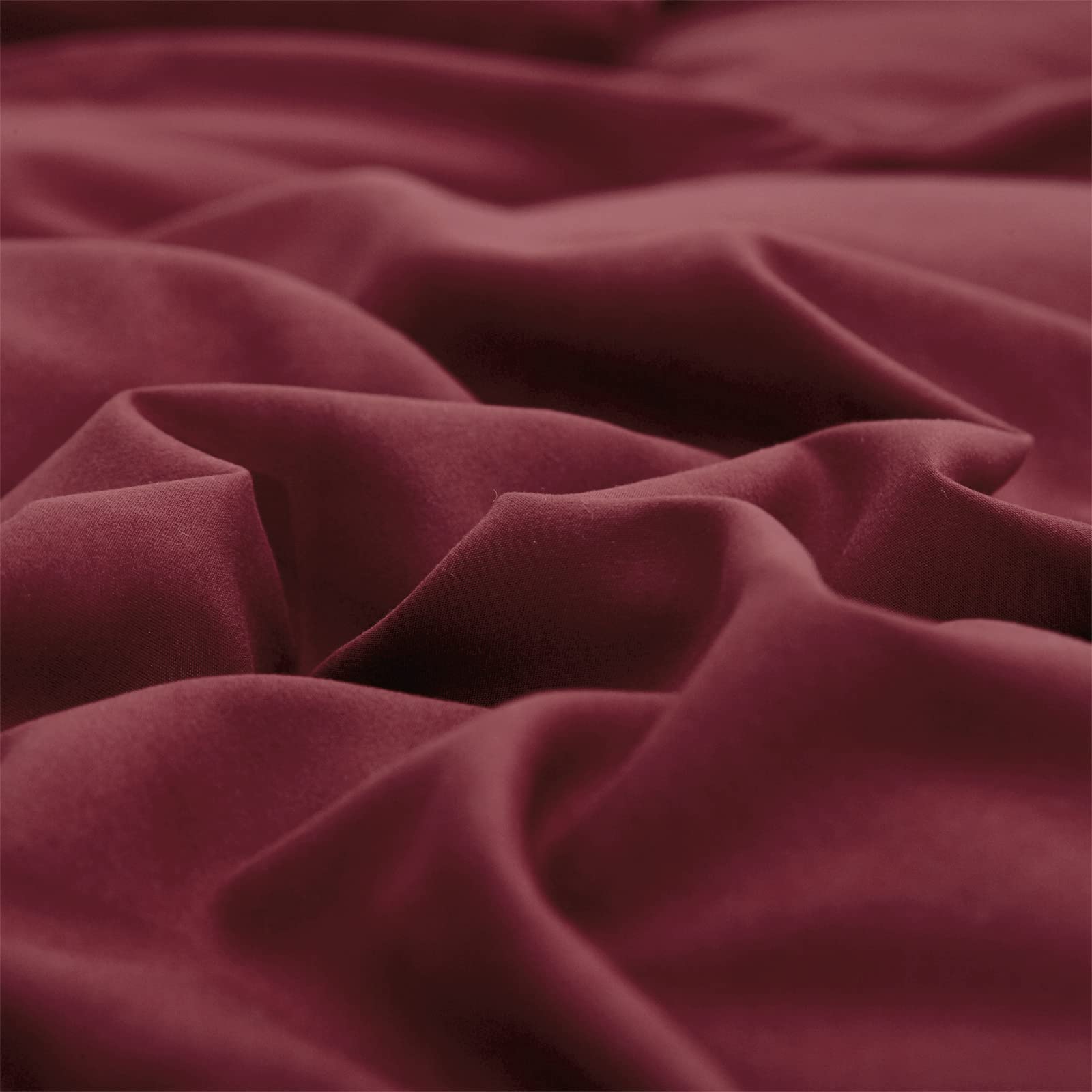Karever Burgundy Comforter Set King Size Dark Red Bedding Set Pure Burgundy Beddig Soft Durable Quilt Set Women Durable Lightwei