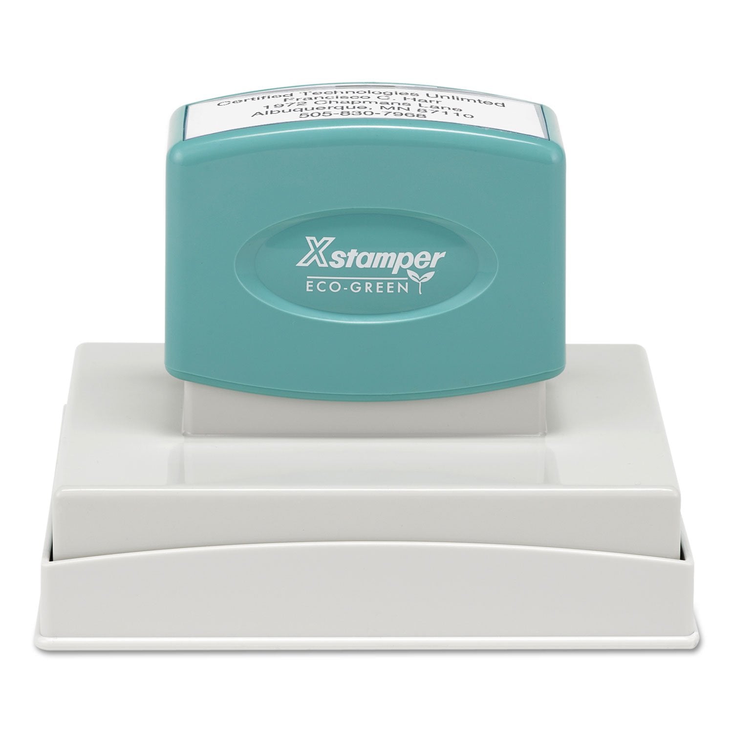 Xstamper Custom Message Stamp, Pre-Inked/Re-Inkable, N28