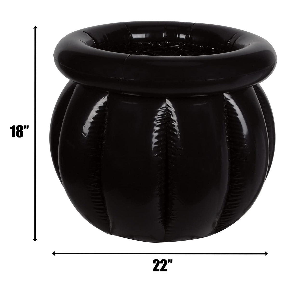 Beistle Inflatable Cauldron Coolers, 2 Pack, 18    X 22   , Each Holds Approx. 48 12 Oz. Cans - Drink Cooler, Drink Containers F