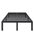 Shland Full Bed Frame 16 Inch - Sturdy Platform Bed Frame No Box Spring Needed Heavy Duty Metal Full Size Bed Frame Easy Assembl