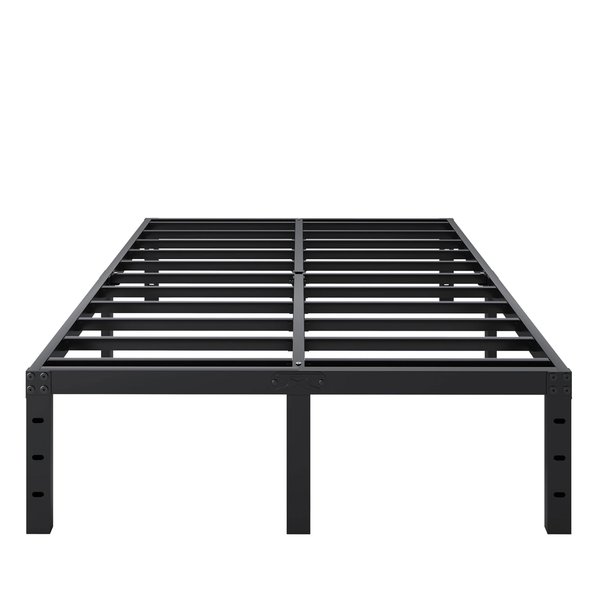 Shland Full Bed Frame 16 Inch - Sturdy Platform Bed Frame No Box Spring Needed Heavy Duty Metal Full Size Bed Frame Easy Assembl