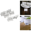 Classic Porcelain Place Cards - Set of 6
