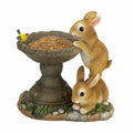 Summerfield Terrace 10018695 Playful Bunnies Bird Feeder, Brown