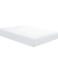 Sfoothome Twin Fitted Sheet Only, Brushed Microfiber, Extra Soft And Comfortable - Wrinkle, Fade Resistant,Deep Pocket White She