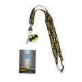 Silver Buffalo Dc Comics Batman Wrap-Around Logo Lanyard With Badge Holder And Charm