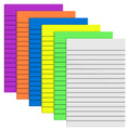 Yinder 6 Pack 180 Sheets Pastel Transparent Sticky Notes Translucent Clear Lined Self Sticky Note, Back to School Gifts for Bibl