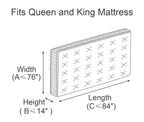 Comforthome Mattress Bag For Moving And Storage, Queen And King Size, 1 Pack