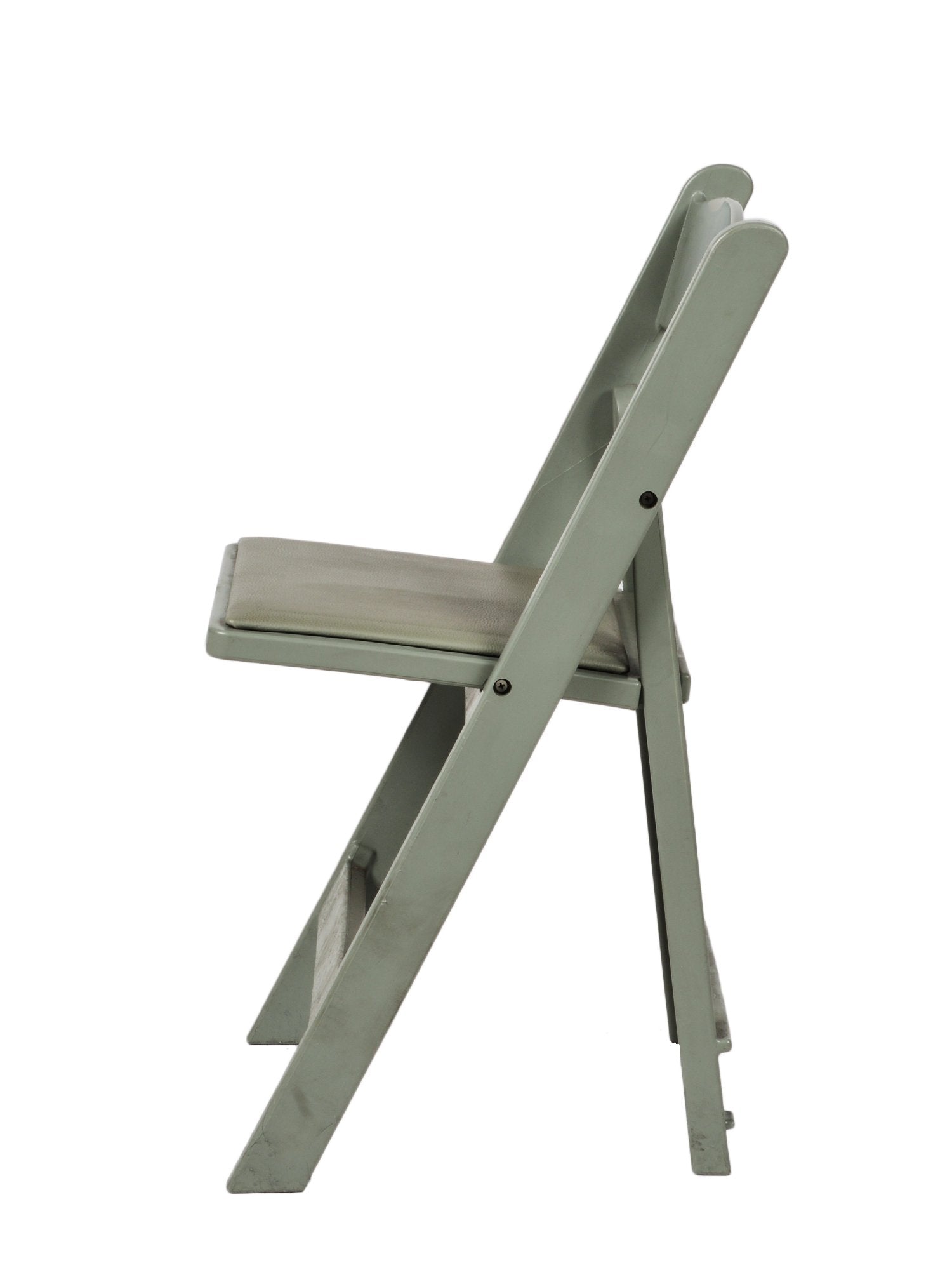 Commercial Seating Products Resin Flint Grey Folding Chairs, 1-Pack