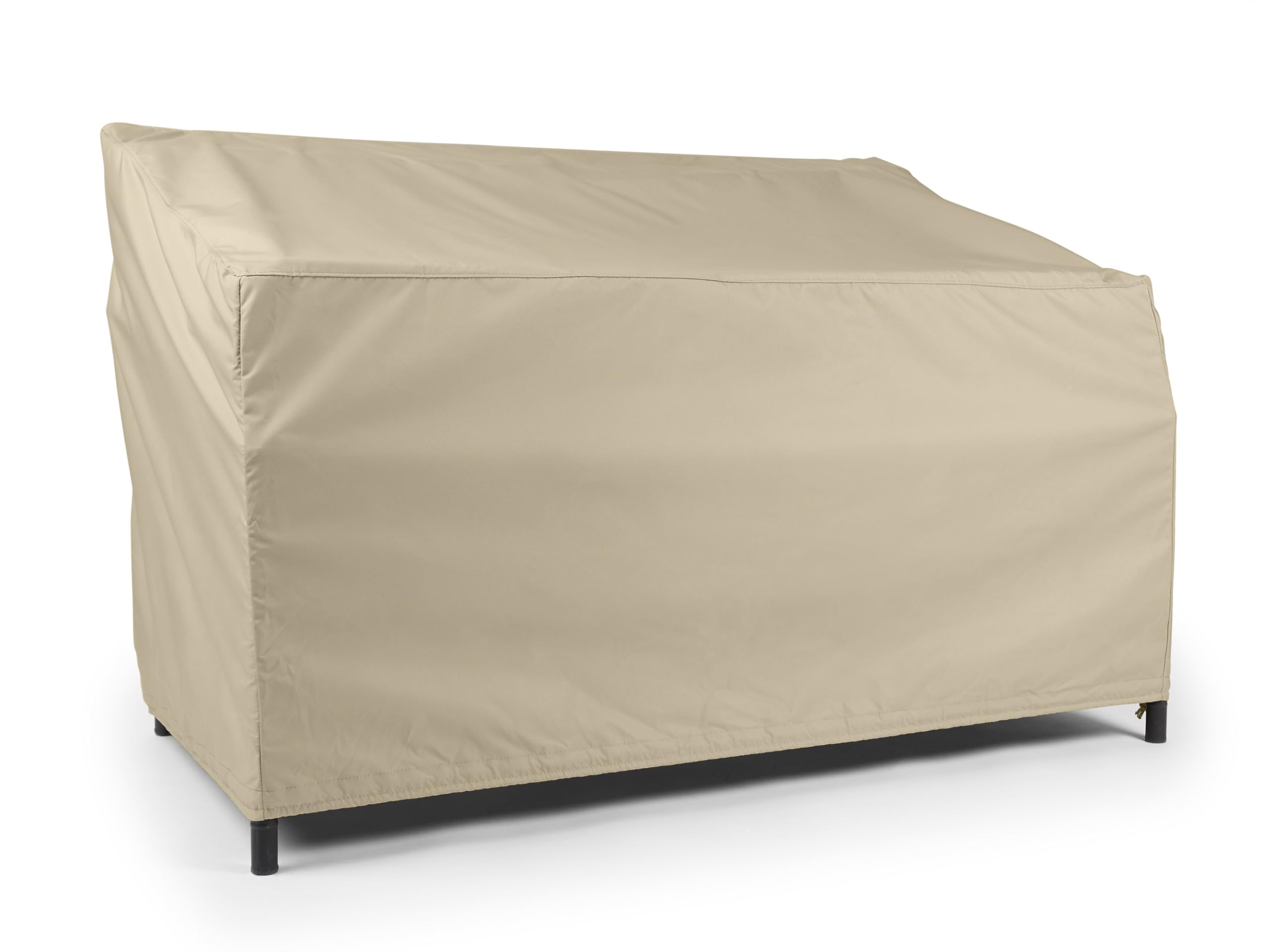 Covermates Outdoor Sofa Loveseat Cover - Water Resistant Polyester, Drawcord Hem, Mesh Vents, Seating And Chair Covers, 52W X 32D X 34H, Khaki