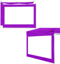 Scocanopy Clear Window Sidewall For 10X10 Canopy Frame, 3 Pack Sunwalls Only,(Purple)