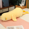 Peach Cat Long Duck Plush Pillow Cute Duck Stuffed Animal Toy Gift For Kids Yellow 43.3'