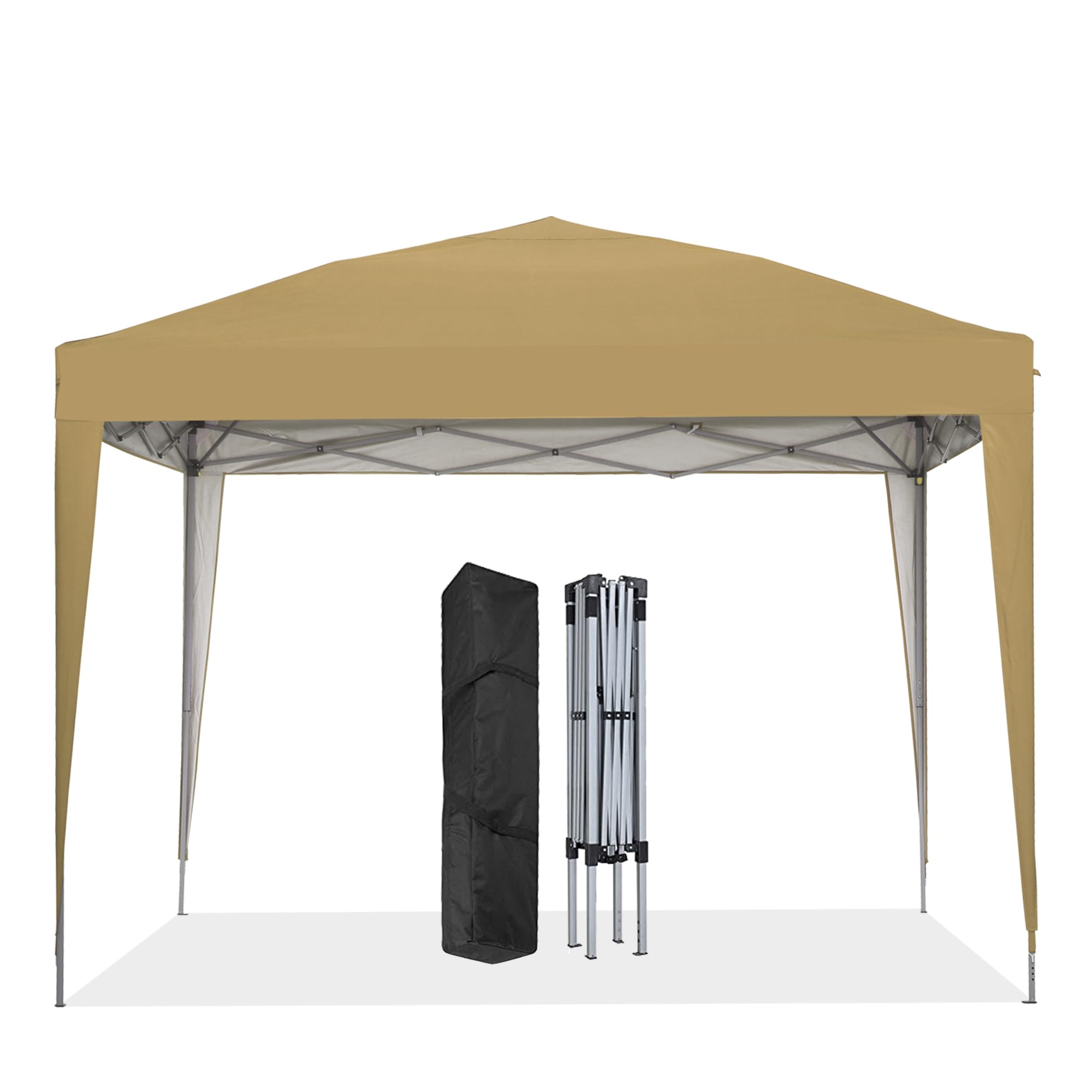 Gdy 10'X10' Pop Up Canopy Tent, Outdoor Canopy Tent, Patio Tent,Commercial Instant Gazebos, Portable Shelter Canopies, For Patio