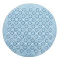 N M Z PVC Non Slip Bathroom Mat,PVC Bath Mats with Suction Cups Use for Bathrooms, Hotels, Balconies etc (Round) (1Pc)