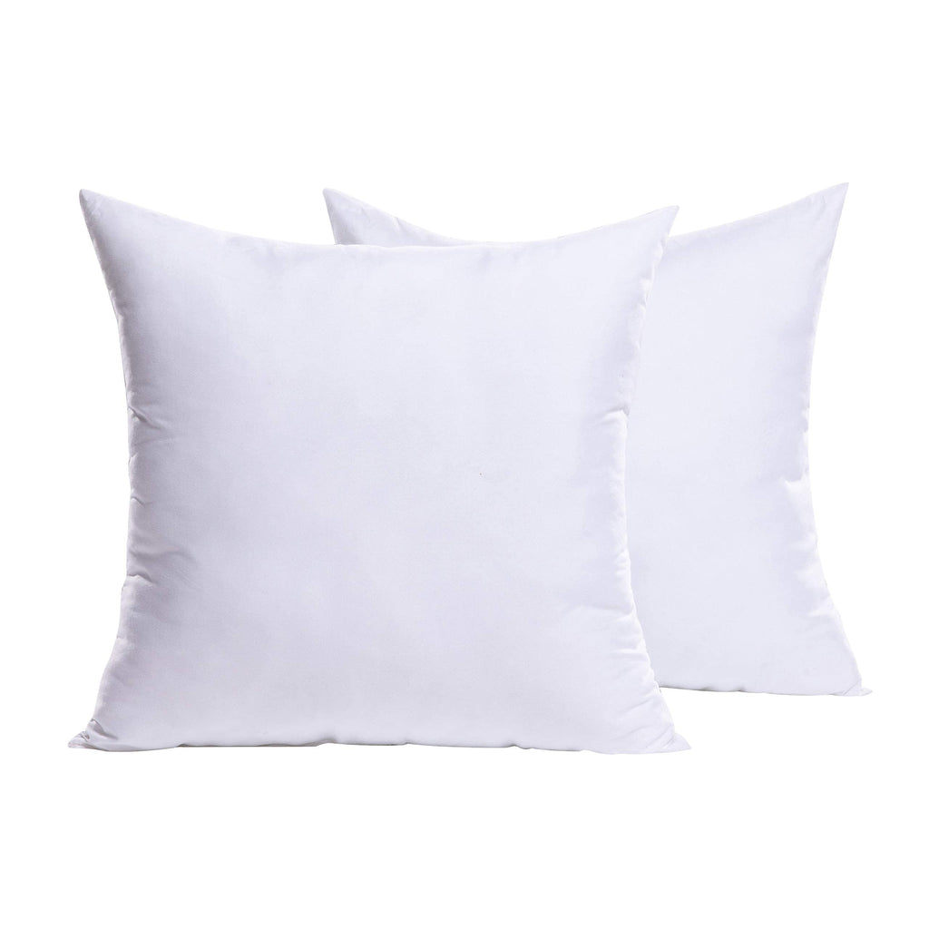 Miulee 20 X 20 Pillow Inserts (Set Of 2) - Throw Pillows Insert Premium Pillow Stuffer Square Form For Decorative Cushion Bed Couch Sofa