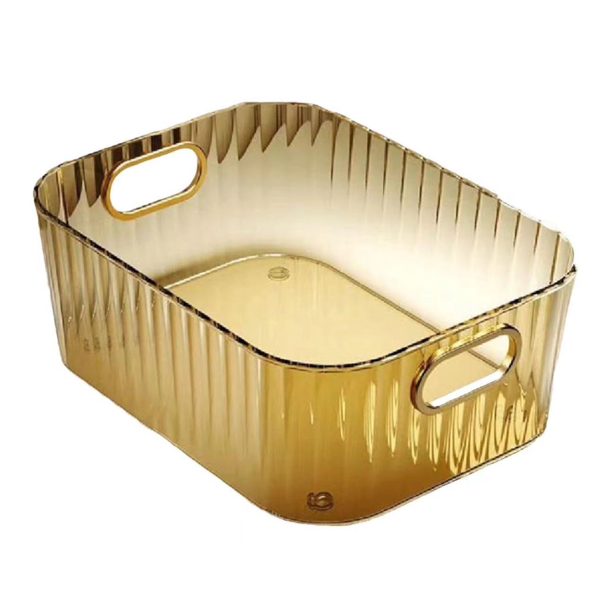 NISHIV Acrylic Desktop Storage Box with Handle Transparent Cosmetics Storage Organizer for Home Bathroom Underwear Bathroom Orga