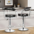 Da Urban  M351_Black_2 Classic Height Adjustable Bar Stool Chair (Black) (Set Of 2)