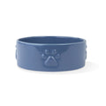 FRINGE STUDIO Sculpt Paw Navy Medium Sculpted Bowl (461004)