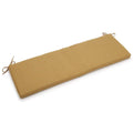 Blazing Needles Indoor/Outdoor Bench Cushion, 51' Wide, Wheat