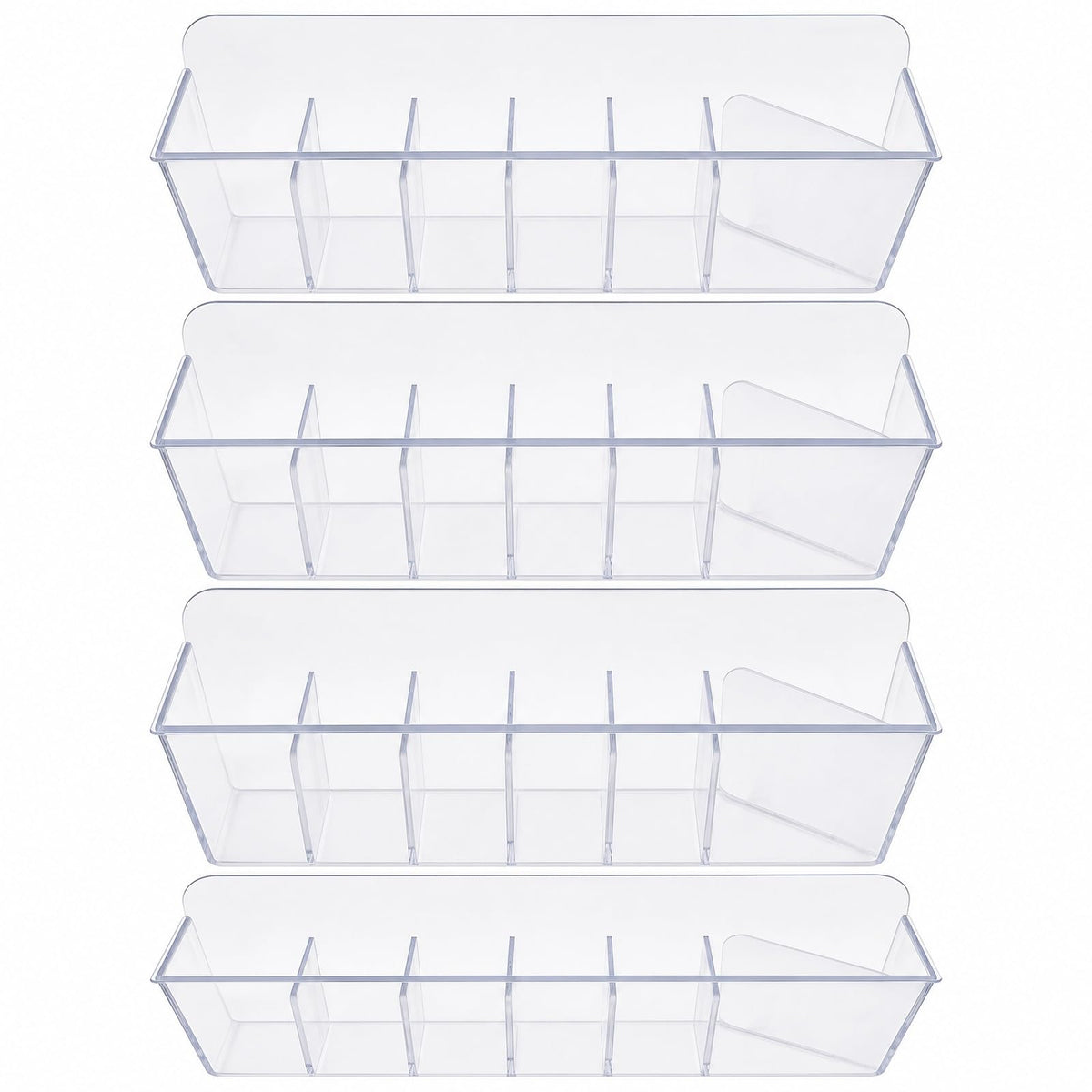 FVALIRD 4Piece Wall Hanging Storage Organizer for Bathroom and Kitchen