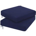 Favoyard Outdoor Chair Cushion 19 X 19 X 3 Inch Rainproof & 3-Year Fade Resistant Patio Furniture Cushions With Removable Cover