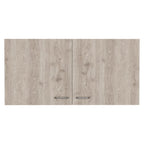 Depot E-Shop Alder Wall Cabinet, Two-Door Cabinet, Internal Shelf-Light Grey, for Kitchen