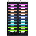 Eamay Hanging File Folder Organizer Wall Mounted - 20 Pockets And 6 Learning Tool Wall File Folders, Office Supplies File Docume