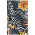 Mirage 5' X 7'6" Floral Gray/Gray/Blue/Yellow/Red/Orange Hand Tufted Rug