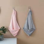 Microfiber Hair Drying Wrap Towel For Women Turban Fast Dry Gray