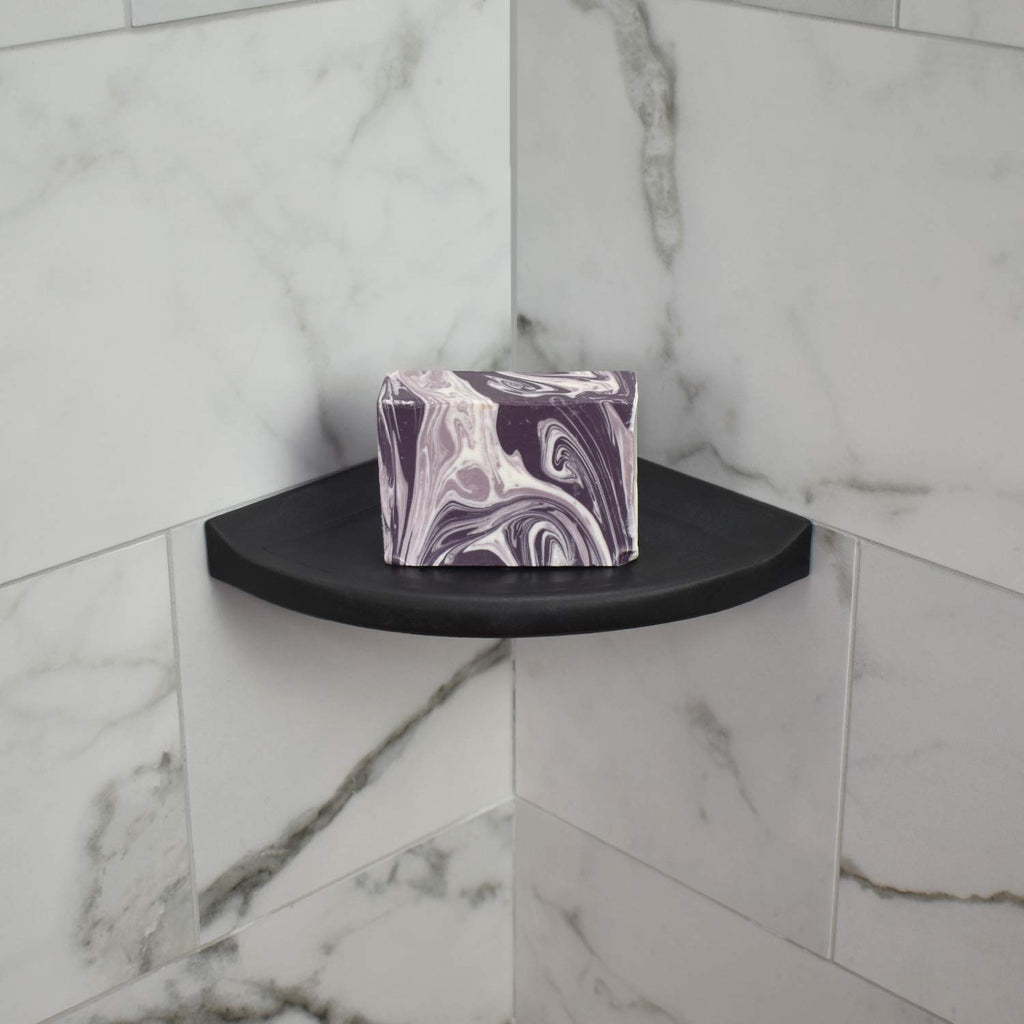Questech Decor Shower Soap Dish, Retrofit Corner Shower Shelf For Tiled Walls, Bathroom Shower Corner Soap Holder, 5 Inch Corner