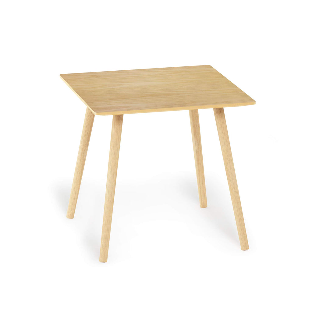 Furinno Small End Table, Square, Oak